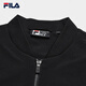 FILA Official Men's Woven Jacket 2025 Winter New Business Commuting Jacket Basic Casual Jacket True Black-BK L 175/96A/L