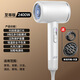 Youyue German Seiko 2400W high-power hair dryer, high wind power, 3 minutes quick drying, blue light negative ion hair care hair dryer, ultra-quiet hot and cold air three-block hair dryer, milky white, 2400W high power, 3 minutes quick drying, free air collection nozzle