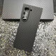 Samsung (SAMSUNG) original quality zfold6 Kevlar aramid fiber material Samsung zfold7 mobile phone case ZFold5 carbon Samsung zfold6 three-piece blue fine lines 600d volcanic hole single back cover