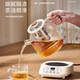 Health kettle, kettle, hot water kettle, constant temperature kettle, health kettle, teapot, teapot, all-in-one machine, fully automatic glass insulation, small household, 500W power, smart reservation + 240 minutes constant temperature, 1.2L