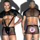 Bunny Boy Christmas Costume Men's Special Thong Clothes Sexy Underwear Uniform Christmas 01 One Size