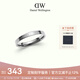 Daniel Wellington dw ring for women, classic series couple ring, elegant silver No. 58, birthday gift for girlfriend DW032