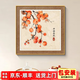 Ji Ledu Shishi Ruyi new Chinese restaurant decoration painting living room 2025 new simple light luxury high-end hanging painting mural Shishi Ruyi-B 30*30cm aluminum alloy frame gold-canvas