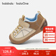 Bala Bala children's shoes baby stable shoes boys and girls shoes 2025 new spring and autumn shoes outdoor balaOne coffee color 00355 24 (foot length 14.3-14.7/inner length 15.7)