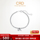 CRD Ke Laidi Spot Sparkling pt950 Good Persimmon Peanut Platinum Bracelet Exploding Car Flower Beads Holiday Gift 6.30g