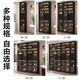 Zhong Zhang Gui wine cabinet light luxury solid wood sideboard glass door display cabinet household integrated wall bookcase new storage custom cabinet 60cm solid wood ecological board two-door model comes with sensor light (installation included)