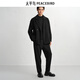 PEACEBIRD Men's Shopping Mall Same Style Coat Winter New Double-sided Wool Coat B1AAE4210 Black 1 XL
