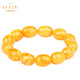 Layun Feiyin collection-grade natural old beeswax bracelet 7A presbyopic wax amber bracelet date bead single circle men's and women's Buddhist bead bracelet 10-11mm+ suitable for girls (selected delivery)