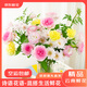 Jingdong Flowers (Poetry and Flower Language)-Kunming flower base straight hair roses lilies multi-head bouquets flowers straight hair from the source