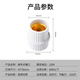 Jinggong threaded hanging lamp holder E27 screw lamp holder factory property corridor project surface-mounted light bulb base (light source not included)