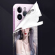 Feix Apple 14Promax Mobile Handy Back Film iPhone14plus/14Pro Farbfilm Lackiertes Handy Aufkleber Jinx Sexy Ledermuster Buntes Schutzfilm Heckfilm/Film PM687 Joy Jinx Zwei-teiliger Paket Apple 14