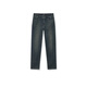 Semir jeans for women, winter velvet distressed trousers for girls, warm and leggy, ins trendy straight pants 103724124011