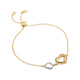 COACH Love Design Brass Plated Bracelet Women's Gold Gold One Size F