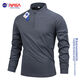 NASA half turtleneck zip-up quick-drying long-sleeved T-shirt men's outdoor sports fitness running basketball training cycling jersey Y black M M recommended 110-125Jin Jin equals 0.5 kg