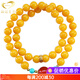 Gnomanman Chicken Fat Yellow Beeswax Bracelet Women's Amber Multi-circle Bracelet Ethnic Style Round Beaded Bracelet Beads 8mm