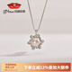 Jingrun Pearl Pendant Yuezhao 925 Silver Freshwater Pearl Pendant Earrings Pearl Set Birthday Gift Pendant 9-10mm Free S925 Silver Chain