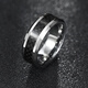 MZMZ platinum ring men's pt950 platinum fashionable and domineering trend single ring Valentine's Day birthday gift for boyfriend light luxury width 8mm carbon black circle number note when ordering