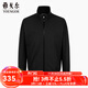 YOUNGOR Executive Jacket Men's Autumn and Winter Youth Men's Single Jacket Comfortable and Breathable Single Executive Jacket Black XL 180/100A