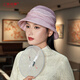 Shanghai Story 2025 Spring and Summer Fisherman Hat Women's Sun Shade Sun Protection UV Large Head Circumference Gift Box Muxue Pink One Size_Adjustable