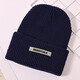 Korean style knitted woolen hat for female students with large head circumference embroidered hat for men winter warm ear protection cold hat wholesale color mixed hair one size