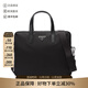 PRADA Men's Re-Nylon Regenerated Nylon Handbag Shoulder Crossbody Bag Briefcase Men's Bag 2VE368 2DMH F0002 V XOM Black Triangle Logo