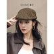 Xuanzi (SHINE) accessories pink leopard series fashionable leopard print double-sided bucket hat personalized forward hat newsboy hat bucket hat M (-cm)