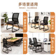 ZHONGWEI office chair computer chair bow conference chair employee chair ergonomic chair home study chair mesh chair
