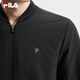 FILA Official Men's Woven Jacket 2025 Winter New Business Commuting Jacket Basic Casual Jacket True Black-BK L 175/96A/L