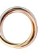 Cartier Trinity series ring small model 18K white gold rose gold gift B4235100-51