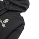 Champion Men's Fashion Embroidered LOGO Casual Pullover Hooded Sweatshirt Black L