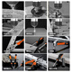 OUOETY tool set household tool box multi-function electric drill hardware repair collection home electrician full set combination car 24vf one electric 35-piece set+
