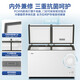 Haier dual-temperature freezer household 200/300 liters, first-class energy efficiency, freezing and refrigeration at the same time, double-door commercial, large capacity, no need for frequent defrosting, freezing and fresh-keeping, small 368 liters, double-door, PCM steel plate liner, first-class energy efficiency