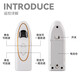 Kaiwei Harmony Emu Fuxing Alloy Rail High-Speed ​​Rail Train Sound and Light Return Power Remote Control Vehet's Toy's Toy's Toy Remote Control Version Fuxing Silver Four Sections