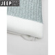 JEEP SPIRIT Jeep one-piece velvet plus velvet thickened sweater men's winter Henry neck round neck pullover sweater solid color top light gray one-piece velvet XL weight range 95-120Jin Jin is equal to 0.5 kg