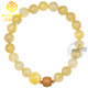 MARDOTG blonde crystal bracelet beeswax old mountain sandalwood crystal bracelet gift for women 8 beads diameter