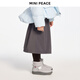 MiniPeace Children's Clothing Winter New Girls Short Skirt F2GEF4428 Granite Gray 110