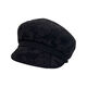 Lanshiyu (LANSHIYU) beret autumn and winter new hat for women retro embroidered peaked cap to modify the face beret versatile octagonal hat for women dark coffee color M 52-58CM adjustable