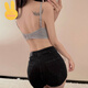 Clolv kiss丨 CK girl student cartoon beautiful back tube top underwear camisole junior high school student without steel ring black + white + gray S recommended 70-90Jin Jin equals 0.5 kg