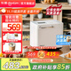 Donlim Bread Machine Fully Automatic Bread Mixing Machine Ice Cream Machine Home Multifunctional Dough Mixing Machine Can Preserve Automatic Spreading DL-4705 Cotton Cloud White Single Machine Yeast Fruit Smart Double Sprinkling