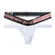 Universal Sexy Men's Bikini Low Waist Underwear Men's Thong Double Belt Modal Sexy Low Waist Sports Youth Pink M