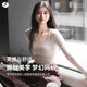 Yifan Yoga Wear One-piece Fixed Cup Hollow Beautiful Back Long Sleeve T-Shirt Autumn and Winter Sports Top Pilates Training Wear Milky White S