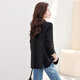 Sibaishe slit suit 2025 autumn new style women's fashionable and capable commuting slim temperament casual suit jacket