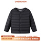 BOSIDENG 2025 Autumn New Girls Down Jacket Baby Down Liner Boys School Uniform Artifact Campus Versatile Black 8056 160 _80