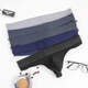 Universal men's thong low-waist solid color wide belt briefs with egg black one rope bag bag T-pants sexy black M