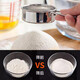 OIMG German stainless steel flour sieve handheld powder spreader fine mesh sieve cocoa powder sugar powder special household mini sugar powder sieve one pack 304 stainless steel sieve