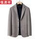 Hengyuanxiang Autumn and Winter Men's Woolen Suit Coat Middle-aged Business Casual Removable Down Liner Jacket