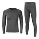 Cycling clothing fleece mountaineering and skiing outdoor running sports quick-drying thermal underwear functional suit men's autumn and winter sweat-wicking Baiqi thermal underwear-suit thin fleece suitable for about 10 degrees 128Jin Jin equals 0.5kg -138Jin Jin equals 0.5kg Choose L