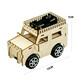 Wooden handmade gifts for primary school students, early education puzzle, parent-child interaction, jeep
