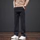 Woodpecker Casual Pants Autumn and Winter Men's 2025 New Velvet Thickened Warm Loose Straight Pants Men's Business Versatile Trousers Men's Gray 32 (Recommended 130-150 Jin Jin equals 0.5 kg)