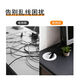 Jiyunmao computer desk threading hole cover multi-functional wire hole cover desk storage pen box pen holder wire hole cover decorative round hole cover pen holder wire hole cover - milky white - 80mm hole